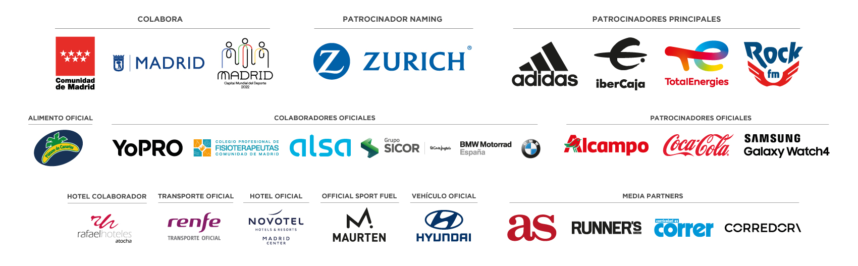 Zurich Rock 'n' Roll Running Series Madrid 2022 - Maratón (Sillas Atletismo)